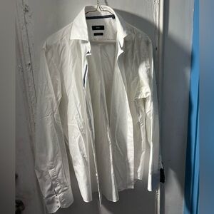 Boss men, shirt, white, and blue